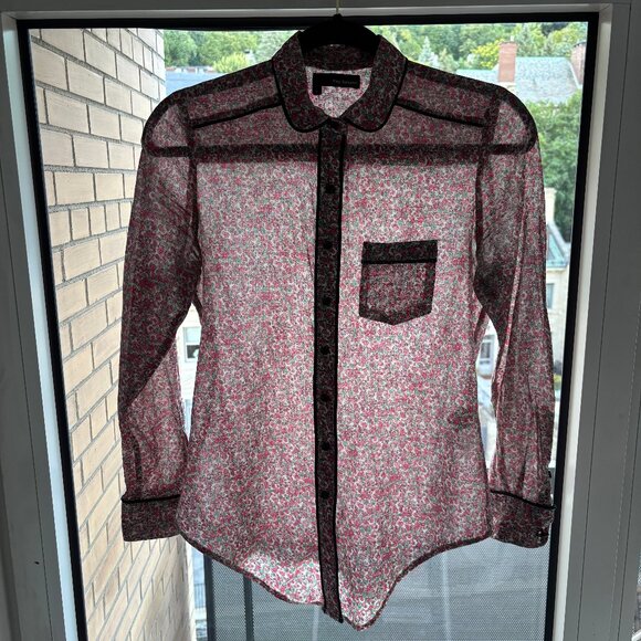 SzS The Kooples x Liberty Western Floral Shirt - Picture 3 of 14